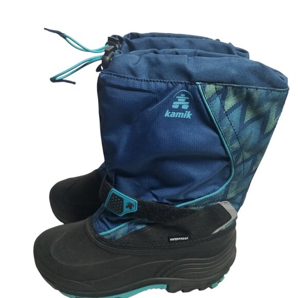 Kamik Big Kids Waterproof Snowfall Snow Boots Sz 7 - Picture 1 of 12